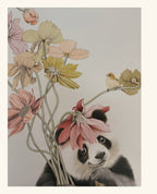 Hand drawn cute panda